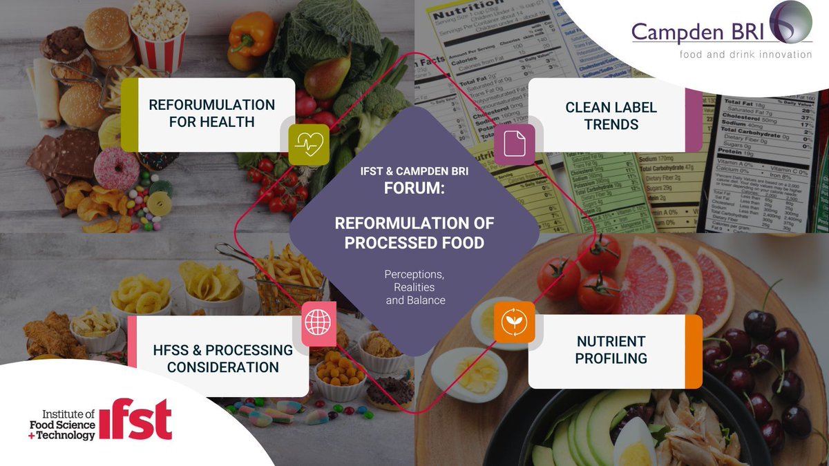 ifstnews's tweet photo. Early Bird Rates Extended! 🚨

Good news! We’re extending the Early Bird registration for the IFST &amp; Campden BRI Forum: Reformulation of Processed Food - Perceptions, Realities, and Balance by 17 February 2025. 

Register now: https://t.co/Qk0fVQZ4mk 

#Networking #ProcessedFood https://t.co/Zi4b3tv4za