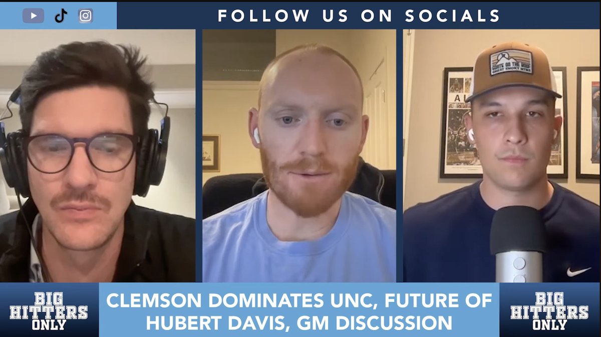 Ross Martin (@rossmartinnc) on Twitter photo Watch on BHO YouTube. UNC-Clemson Reaction Pod.
We dive into the mentality, approach, and what #UNC has left to play for.
Poor defensive showing. Disappointing. Lack of fight.
<a href="/sjdalton24/">Spenser Dalton</a>'s best pod performance so far.
Big Hitters Only on Youtube: youtube.com/watch?v=hOWz8Z… Watch on BHO YouTube. UNC-Clemson Reaction Pod.
We dive into the mentality, approach, and what #UNC has left to play for.
Poor defensive showing. Disappointing. Lack of fight.
<a href="/sjdalton24/">Spenser Dalton</a>'s best pod performance so far.
Big Hitters Only on Youtube: youtube.com/watch?v=hOWz8Z…