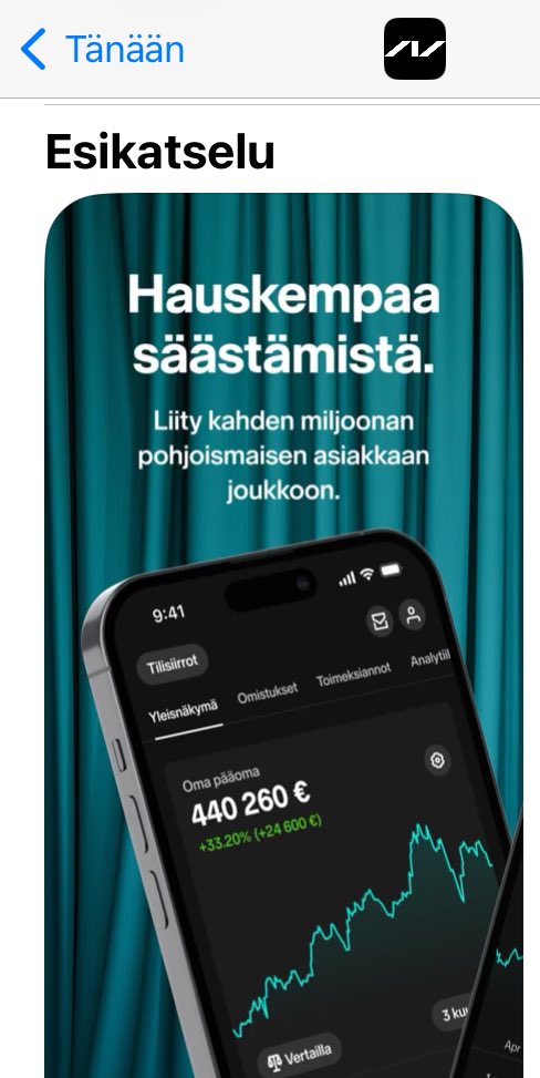 <a href="/InhimillinenE/">Inhimillinen elämä🇫🇮🇺🇦🇪🇺🇵🇸</a> "Entistäkin hauskempaa säästämistä: voit käydä kauppaa naapurisi osakkeilla ja hän sinun salkullasi!"