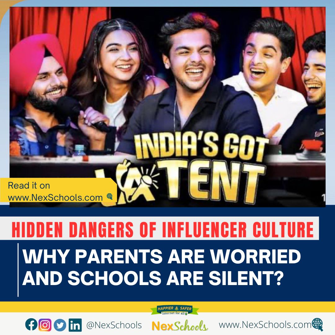 #RanveerAllahbadia’s content sparks debate, parents are increasingly worried about the unchecked influence of celebrity content creators. Read the this compelling piece - nexschools.com/article-detail…

linkedin.com/posts/nexschoo…

#HappierSaferInternet #DigitalParenting