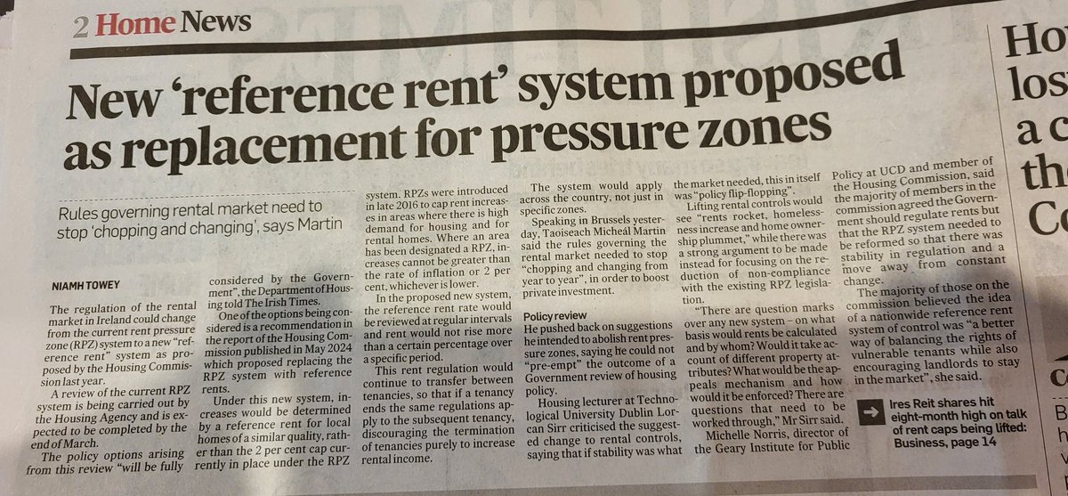kleyden7's tweet image. Scrapping the current Rent Pressure Zone system in favor of a cumbersome and vague system where the government determines rent increases by comparing homes of similar quality is a very bad idea.  It is anti-renter. The government can't even enforce the current RPZ system properly
