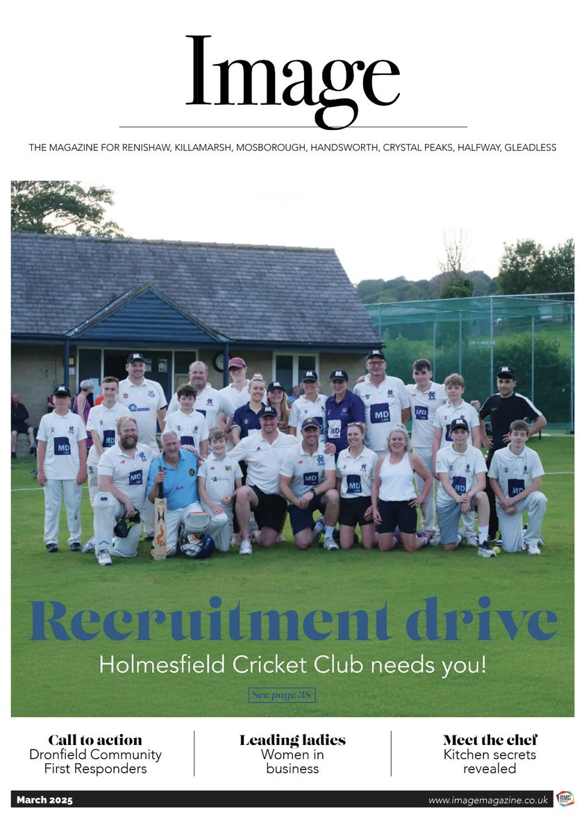 March 2025 issue of Image Magazine is out NOW 🎉
Recruitment drive... Holmsfield Cricket Club needs you, call to action, leading ladies and meet the chef
Plus our usual articles on fashion, beauty, home &amp; garden, motoring and more
Read now👇
rmcmedia.co.uk/magazines/imag…