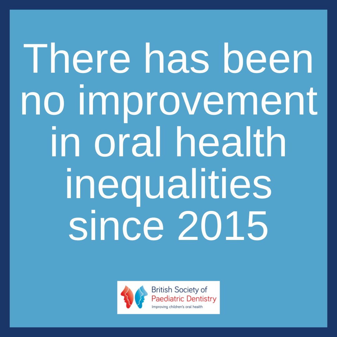 There has been no improvement in #OralHealth inequalities since 2015. Children living in the most deprived areas are more than twice as likely to have experienced #DentinalDecay as those living in the least deprived areas. We need targeted action now: ow.ly/ia0L50UXAej