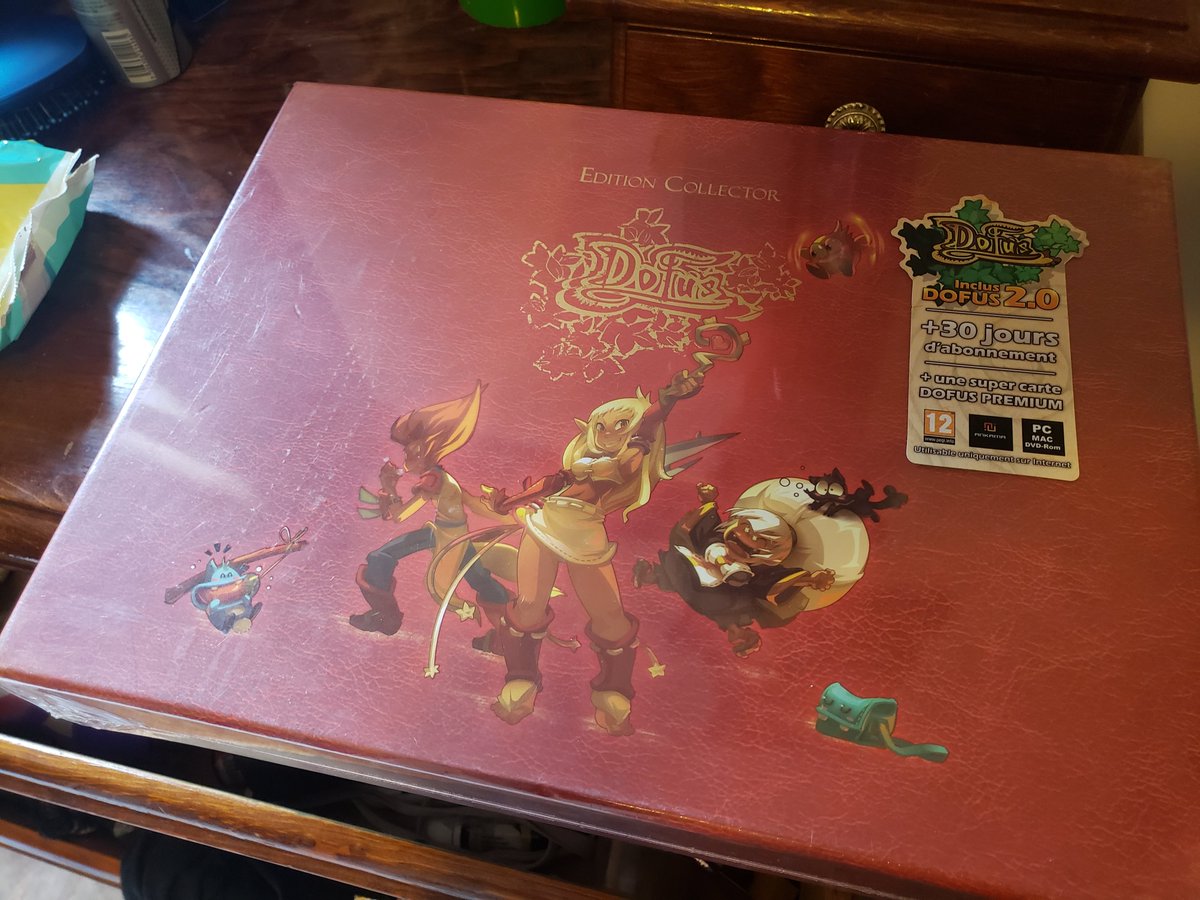 ElFofe's tweet photo. Dofus Edition Collector 2009 nuevo y sellado ❤️❤️❤️ Unboxing en comentarios ❣️ https://t.co/T0vyHkHujY