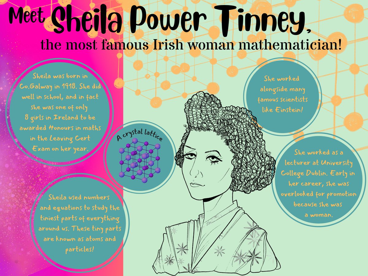 🦸‍♀️🧮 Ireland's Maths Superwomen! To celebrate International Day of Women and Girls in Science, Dr Christiana Pantelidou, PhD from the UCD School of Mathematics and Statistics, has launched a nationwide outreach project highlighting Irish women's achievements in mathematics.