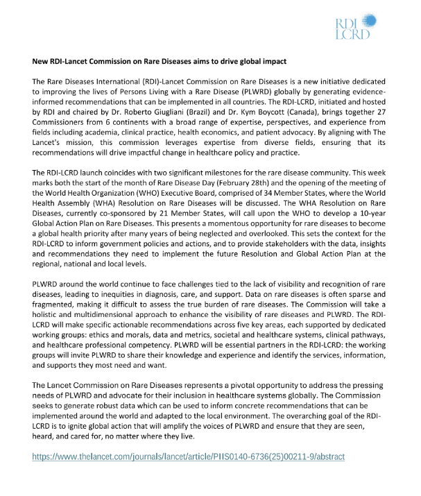 Canadian Rare Disease Network (CRDN) tweet media