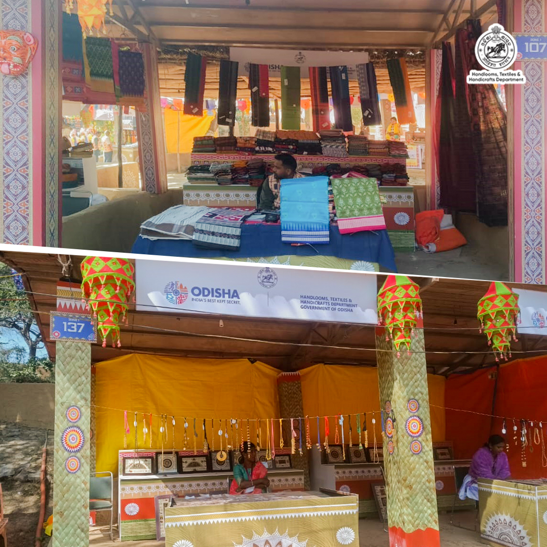 HTH_Odisha's tweet photo. Experience the best of Odisha's crafts and weaves at Surajkund!

The 38th Surajkund International Crafts Mela is ongoing at Haryana. This prestigious event provides a vital platform for weavers and artisans to connect directly with buyers, significantly boosting the market visibility of Odisha's iconic handicrafts and handlooms.

Visit us at the fair until February 23, 2025 and immerse yourself in the vibrant culture of #Odisha, spread across 40 curated stalls. #SurajkundMela #OdishaAtSurajkund #OdishaCrafts #Handloom #Handicrafts

@DhciOdisha @TexMinIndia @HEPC_India @epchindia @IPR_Odisha @HaryanaTourism @Boyanikaonline @UtkalikaOdisha