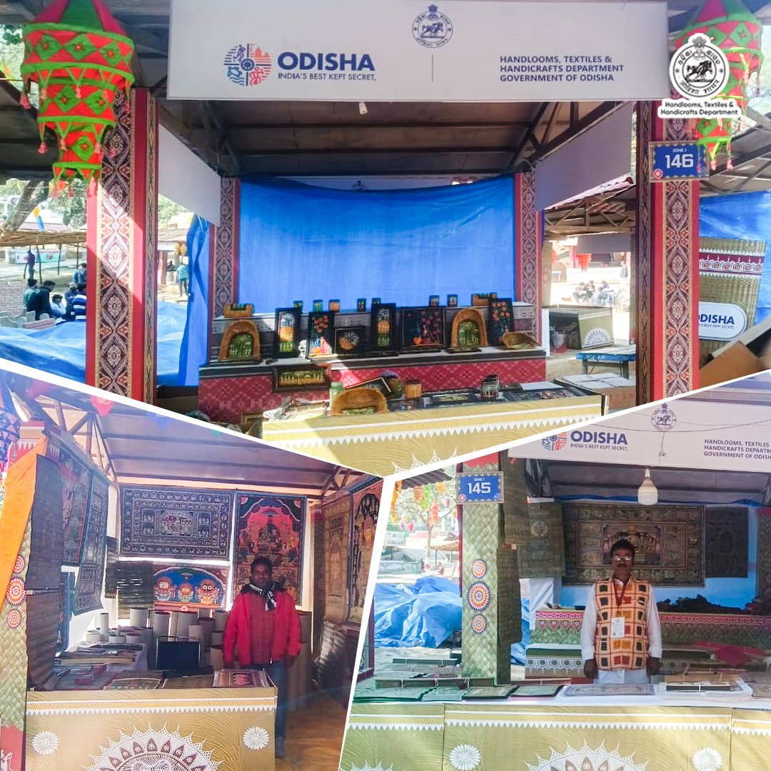 HTH_Odisha's tweet photo. Experience the best of Odisha's crafts and weaves at Surajkund!

The 38th Surajkund International Crafts Mela is ongoing at Haryana. This prestigious event provides a vital platform for weavers and artisans to connect directly with buyers, significantly boosting the market visibility of Odisha's iconic handicrafts and handlooms.

Visit us at the fair until February 23, 2025 and immerse yourself in the vibrant culture of #Odisha, spread across 40 curated stalls. #SurajkundMela #OdishaAtSurajkund #OdishaCrafts #Handloom #Handicrafts

@DhciOdisha @TexMinIndia @HEPC_India @epchindia @IPR_Odisha @HaryanaTourism @Boyanikaonline @UtkalikaOdisha