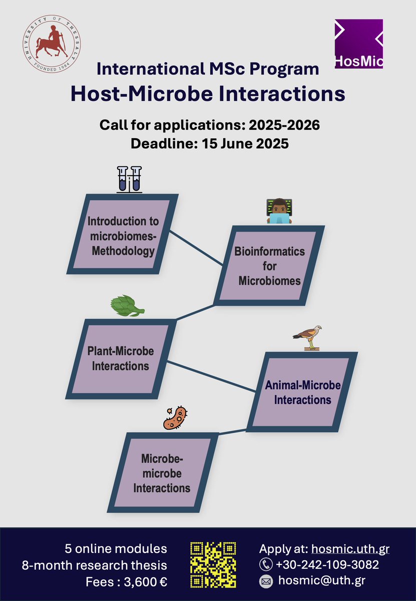 Host-Microbe Interactions (HosMic) MSc program (@hosmicmsc1) on Twitter photo Call for applicants!!! MSc Host-Microbe Interactions hosmic.uth.gr
<a href="/SeaStoreBaltic/">SeaStore - Diversity Enhancement Through Seagrass</a> <a href="/Scripps_Ocean/">Scripps Institution of Oceanography</a> <a href="/timeshighered/">Times Higher Education</a> <a href="/SymbNET/">SymbNET</a> <a href="/3d_omics/">3D_omics</a> @GTSciences <a href="/gatechengineers/">Georgia Tech College of Engineering</a> <a href="/EMBRC_EU/">EMBRC (European Marine Biological Resource Centre)</a> <a href="/GlobalSI/">Smithsonian Global</a> <a href="/CBRC_KAUST/">CBRC KAUST</a> <a href="/PhDvibe/">𝗣𝗵𝗗𝘃𝗶𝗯𝗲</a> <a href="/MMicrobiomesLab/">Marine Microbiomes Lab</a> <a href="/peixotors/">Raquel Peixoto</a> <a href="/MiningGenome/">GenomeMining</a> <a href="/MicrobioSoc/">Microbiology Society</a> Call for applicants!!! MSc Host-Microbe Interactions hosmic.uth.gr
<a href="/SeaStoreBaltic/">SeaStore - Diversity Enhancement Through Seagrass</a> <a href="/Scripps_Ocean/">Scripps Institution of Oceanography</a> <a href="/timeshighered/">Times Higher Education</a> <a href="/SymbNET/">SymbNET</a> <a href="/3d_omics/">3D_omics</a> @GTSciences <a href="/gatechengineers/">Georgia Tech College of Engineering</a> <a href="/EMBRC_EU/">EMBRC (European Marine Biological Resource Centre)</a> <a href="/GlobalSI/">Smithsonian Global</a> <a href="/CBRC_KAUST/">CBRC KAUST</a> <a href="/PhDvibe/">𝗣𝗵𝗗𝘃𝗶𝗯𝗲</a> <a href="/MMicrobiomesLab/">Marine Microbiomes Lab</a> <a href="/peixotors/">Raquel Peixoto</a> <a href="/MiningGenome/">GenomeMining</a> <a href="/MicrobioSoc/">Microbiology Society</a>