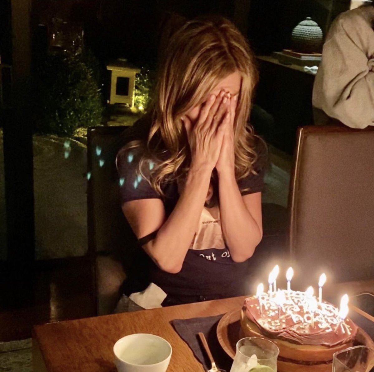 Jen1Aniston's tweet photo. Happy 56th birthday to myself!🎈🎉🎊

I am grateful for the gift of life, surrounded by love, and blessed beyond measure. Here’s to another incredible year ahead! 🙏

Send your birthday wishes and prayer to my DM 
🙏🥰❤️ https://t.co/4FfKpG5xw3