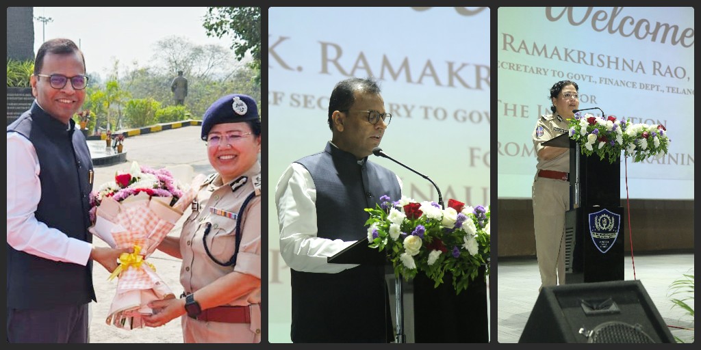 TGPoliceAcademy's tweet photo. 📢 RBVRR Telangana Police Academy Inaugurates Pre-Promotional Training for HCs/ASIs & ARSIs 📢

The 17th batch of Pre-Promotional Training for HCs/ASIs to SIs (Civil) and the 10th batch for ARSIs to RSIs (Armed Reserve) commenced today at RBVRR TGPA.

Sri Ramakrishna Rao, IAS, Special Chief Secretary (Finance), Govt. of Telangana, graced the occasion, emphasizing financial planning and cautioning against cyber frauds.

292 officers (252 Civil & 40 AR) from various zones, including 117 from Charminar Zone, will undergo rigorous training in law enforcement, leadership, forensics, and physical fitness.

Director Smt. Abhilasha Bisht, IPS, highlighted the need for empathy in policing and assured full support for the well-being of trainees.

Wishing all officers a successful training journey! 🚔💪

#RBVRRTGPA #PoliceTraining #Leadership #LawEnforcement #TelanganaPolice #SkillDevelopment #NationFirst