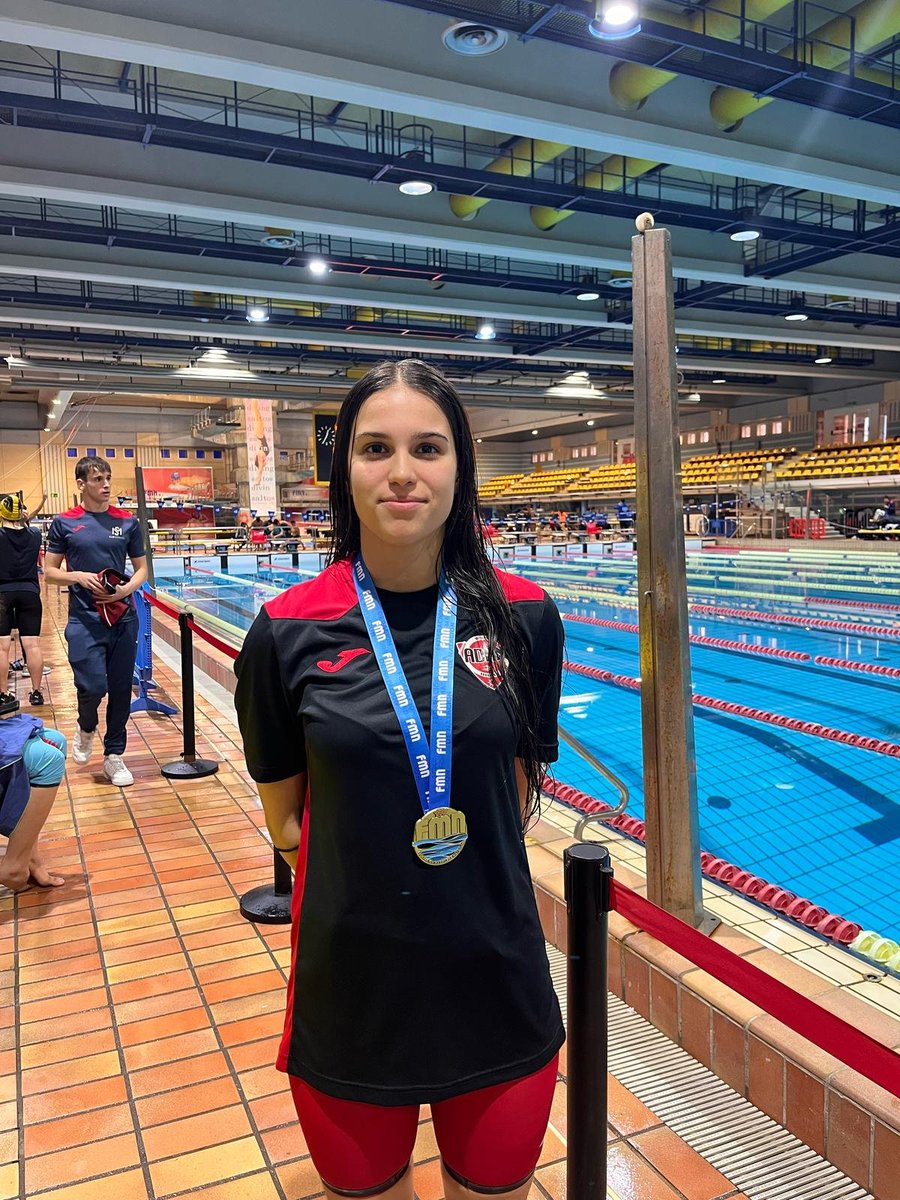 ulenat's tweet photo. Andrea serrano de rivas natacion,doble campeona de madrid junior en 50 y 100 mariposa @AytoRivas https://t.co/v0ObaPydxT