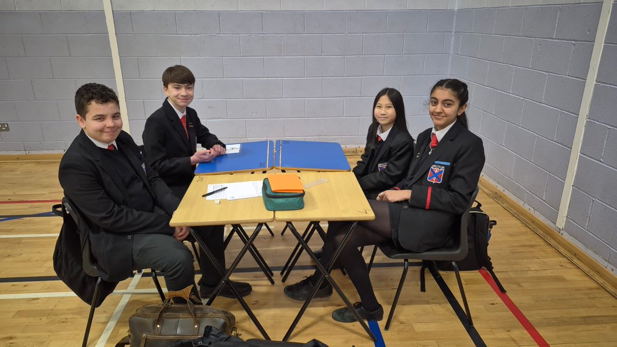 Good luck to the S1/S2 team representing <a href="/MearnsCastleHS/">Mearns Castle High</a> at the regional round of Team Maths Challenge!