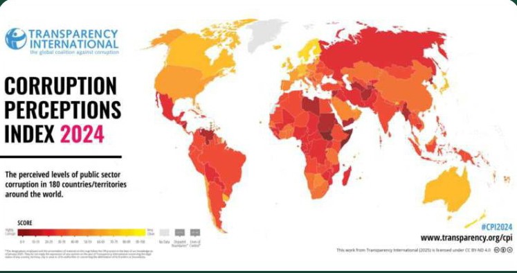 Integrity South Sudan (@integritysouth) on Twitter photo A shameful reality, South sudan ranks last or the most corrupt country in the world according to TI corruption index 2024, 8/100 this isn't just a number but reflection of stolen futures, eroded trust and a system rigged against its people.
#SSOT
<a href="/USMissionJuba/">U.S. Embassy in Juba</a> A shameful reality, South sudan ranks last or the most corrupt country in the world according to TI corruption index 2024, 8/100 this isn't just a number but reflection of stolen futures, eroded trust and a system rigged against its people.
#SSOT
<a href="/USMissionJuba/">U.S. Embassy in Juba</a>
