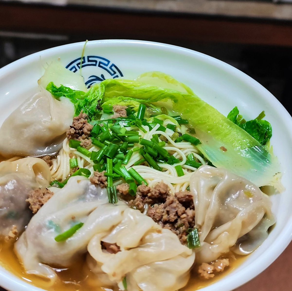 BigYellowShep's tweet image. Soooo...I made some pork and chive dumpling noodle soup last weekend