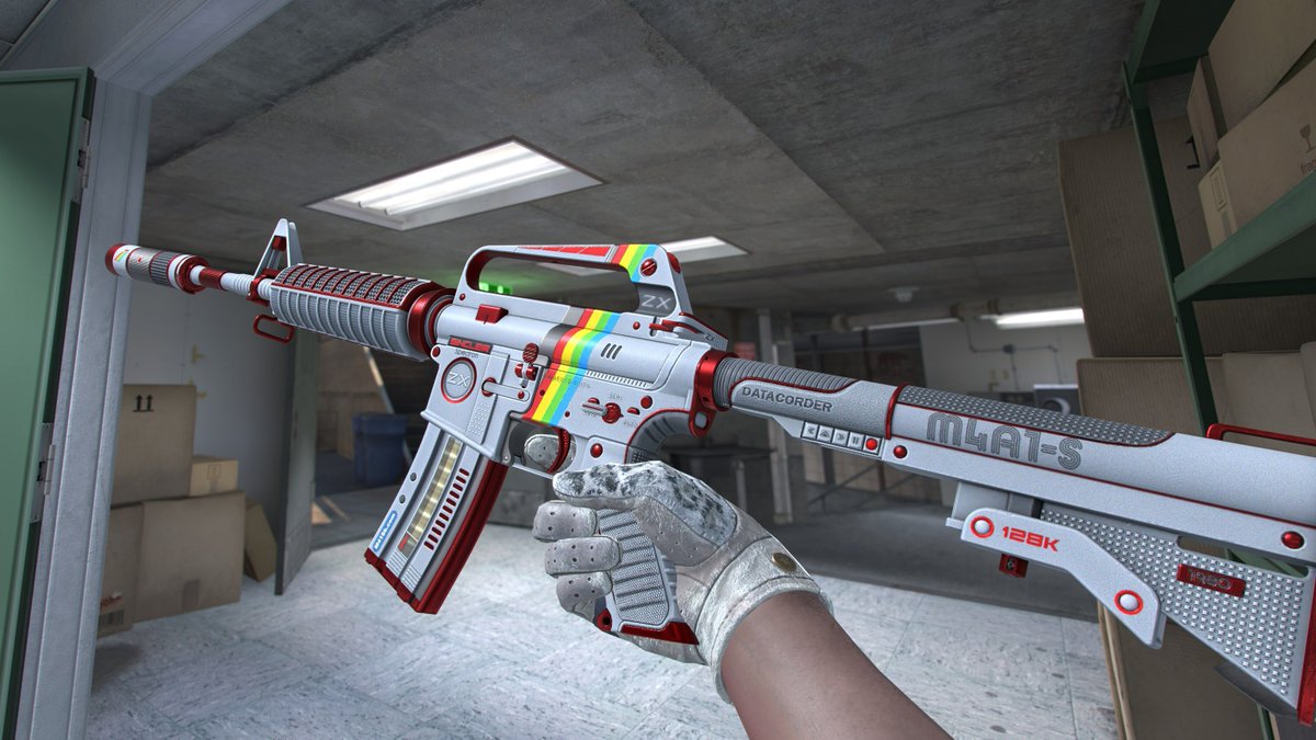We need more white skins in the game 🤩 M4A1-S | ZX Spectron by