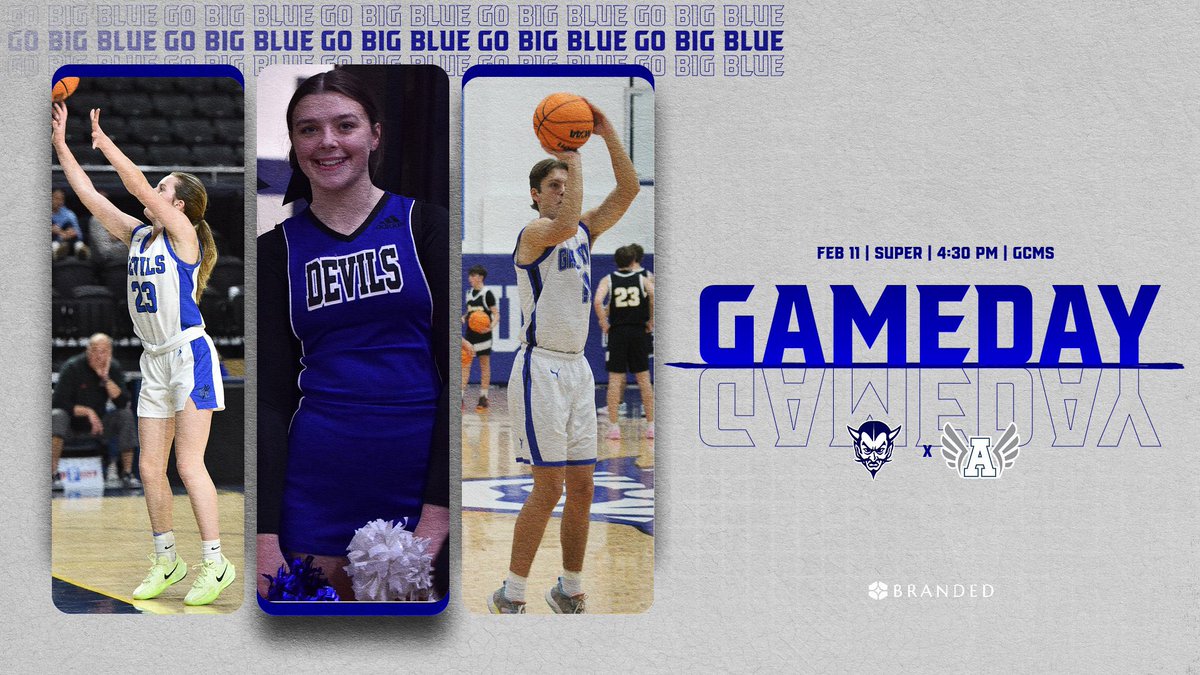 Gate City Athletics (@gchsdevils) on Twitter photo ๐จ BLUE DEVIL GAMEDAY ๐จ
๐ Abingdon
โฐ JV Girls - 4:30 PM | JV Boys - 5:30 PM
โฐ V Girls - 6:30 PM | V Boys - 8:00 PM
๐ GCMS
๐ Gate City, VA
๐บ <a href="/NFHSNetwork/">NFHS Network</a>
๐๏ธ <a href="/gcfbprepostgame/">GC Sports Radio</a>
๐ผ Branded
๐ธ Maggie Grizzle | <a href="/GateCitySMP/">Gate City Sports Management</a>
#FAMILY #GCBB ๐จ BLUE DEVIL GAMEDAY ๐จ
๐ Abingdon
โฐ JV Girls - 4:30 PM | JV Boys - 5:30 PM
โฐ V Girls - 6:30 PM | V Boys - 8:00 PM
๐ GCMS
๐ Gate City, VA
๐บ <a href="/NFHSNetwork/">NFHS Network</a>
๐๏ธ <a href="/gcfbprepostgame/">GC Sports Radio</a>
๐ผ Branded
๐ธ Maggie Grizzle | <a href="/GateCitySMP/">Gate City Sports Management</a>
#FAMILY #GCBB