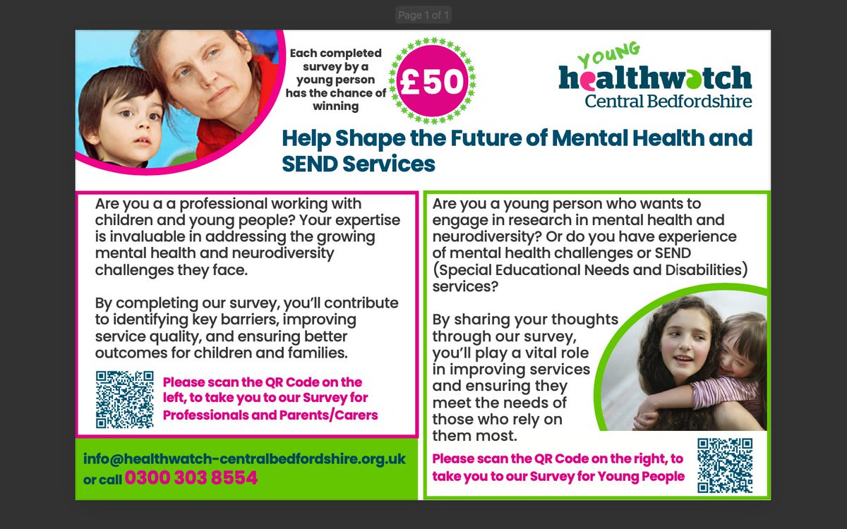 Young Healthwatch Central Bedfordshire tweet media