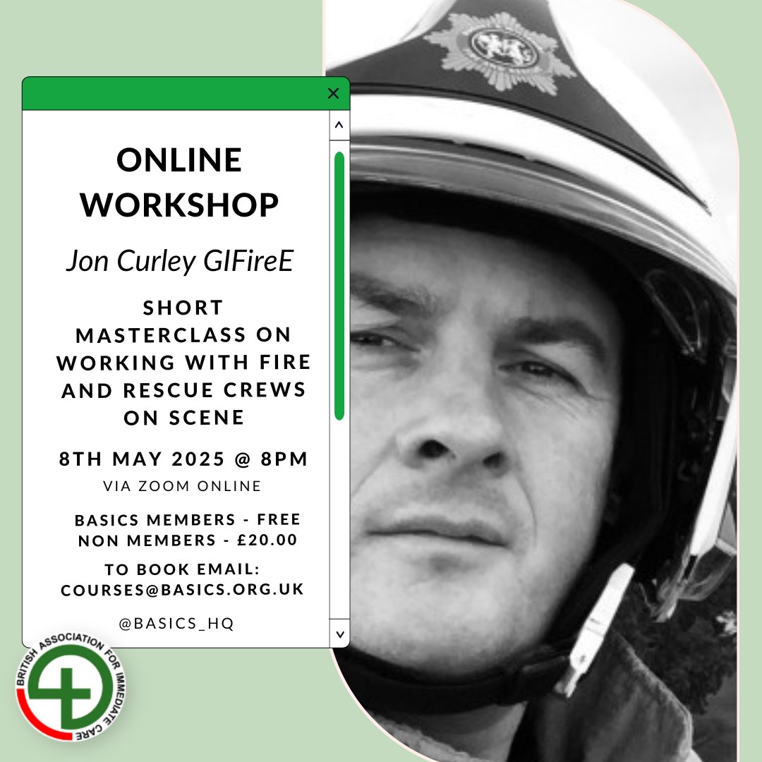 BASICS_HQ (@basics_hq) on Twitter photo New!🚒Jon Curley breaks down key strategies for working with fire and rescue teams, optimizing response times, and making sure everyone’s on the same page when it matters most <a href="/rtcRescue1/">RTC Rescue</a>🔥
#BASICS_HQ #PHEM #prehospitalcare #EmergencyResponse #SceneManagement #criticalcare #RTC New!🚒Jon Curley breaks down key strategies for working with fire and rescue teams, optimizing response times, and making sure everyone’s on the same page when it matters most <a href="/rtcRescue1/">RTC Rescue</a>🔥
#BASICS_HQ #PHEM #prehospitalcare #EmergencyResponse #SceneManagement #criticalcare #RTC