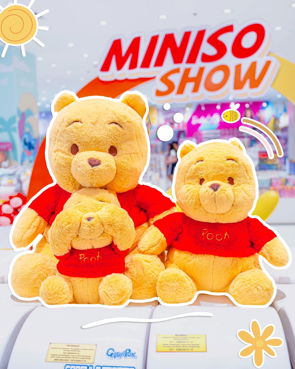 MinisoIndonesia's tweet image. Kamu mau Pooh BESAR atau kecil kalo buat kado Valentine? Komen siapa tau mimin kirimin! 🍯🤭

#LoveAtMiniso #MinisoIndonesia2025 #BonekaPooh