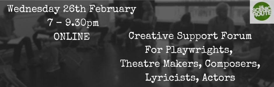 Creative Support Forum, 26/2, 7pm, online. Explore developing your practice, a specific project, script or work-in-progress with support, experience, skill set of other artists. bit.ly/4bIeQEn #playwrights #theatremakers #composers #lyricists #actors