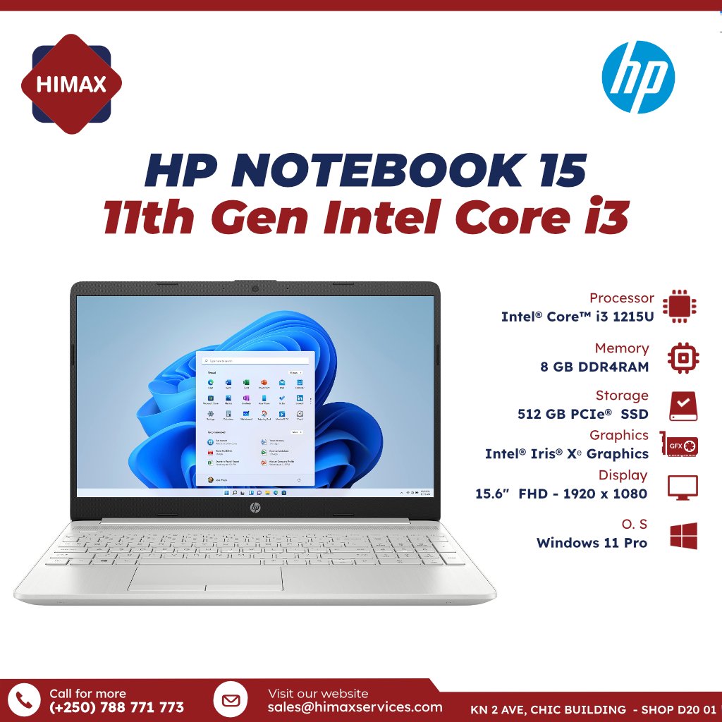 himax_services_'s tweet photo. Work Smart and Stay Productive with these HP Laptops.
Powered by a 13th Gen Intel Core processor, these laptops deliver the speed and efficiency you need for your everyday tasks. Sleek, stylish, and ready to go! ✨
Find out more: sales@himaxservices.com
#HP #AllInOne #Himax #Rwanda