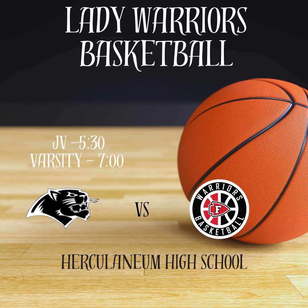 GAME DAY #20
Fox Lady Warriors (4-15) vs Herculaneum (3-15)

Lady Warriors on the road again, heading to Herculaneum tonight!
#ladywarriorsbasketball 
<a href="/CoryRiley11/">Cory Riley</a> <a href="/FoxHSActivities/">Fox High School Activities</a> <a href="/GSV_STL/">Gateway Sports Venue</a> <a href="/STLhssports/">STLhighschoolsports</a>
