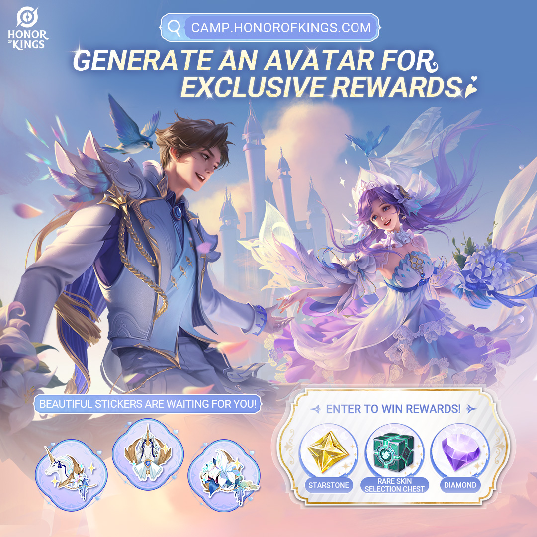 HonorOfKings's tweet photo. 💝Valentine's Day is almost here! Join the Fan Art Collection event and share all the love you've felt in the Gorge!

💘DIY an avatar and share it in the camp, you have chance to get exclusive rewards!🎁

Come to HoK Camp and publish your fan arts👇
https://t.co/R3qtwdS0eF
#HonorofKings #HOK #hokcamp #fanart