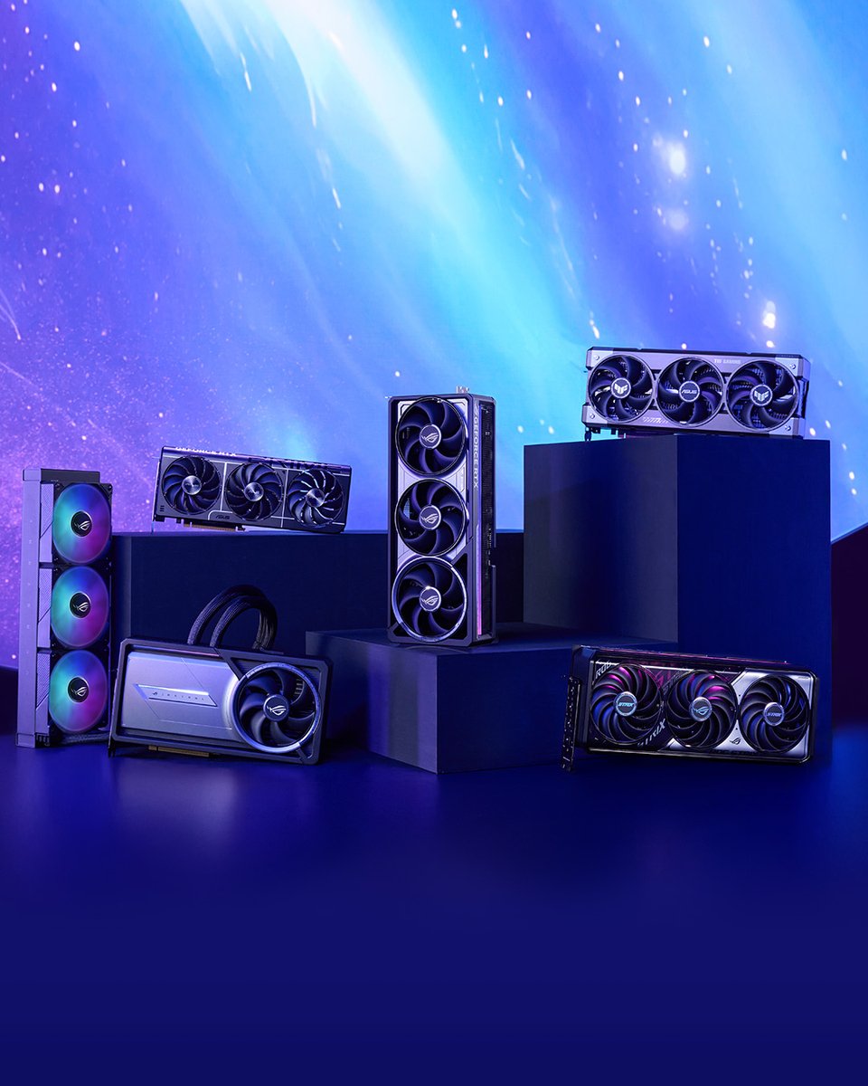 ASUS's tweet image. Explore out-of-this-world gameplay with ASUS #GeForce #RTX50 Series graphics cards! 🌌🎮​

Ready to blast off? ​
👉asus.click/TUFGaming​
👉asus.click/PrimeGeForce​

#GeForceRTX50