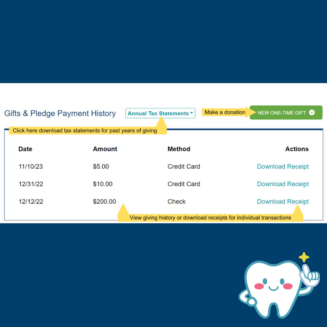 Fnd4Endo's tweet photo. Annual tax statements are now available in your donor portal!! https://t.co/szzg7pNyGb