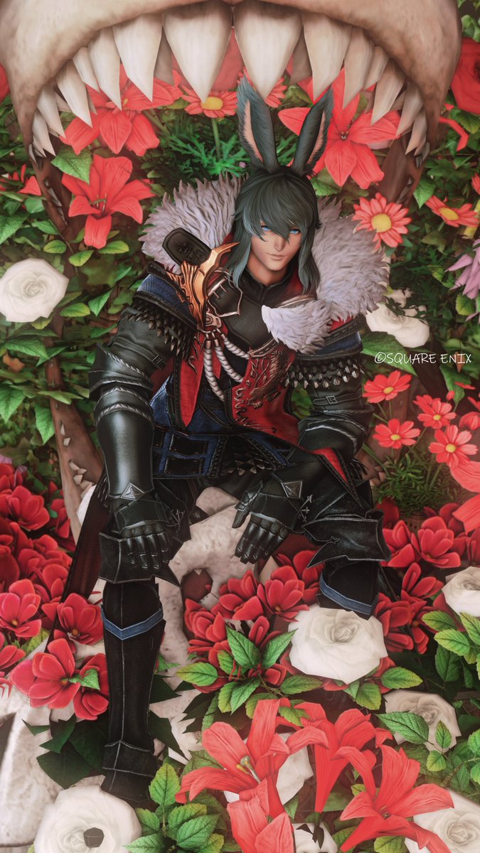 おはようございます。

さぁ、今日も1日がんばりましょう！

#FF14 #おはウサ #ヴィエラ