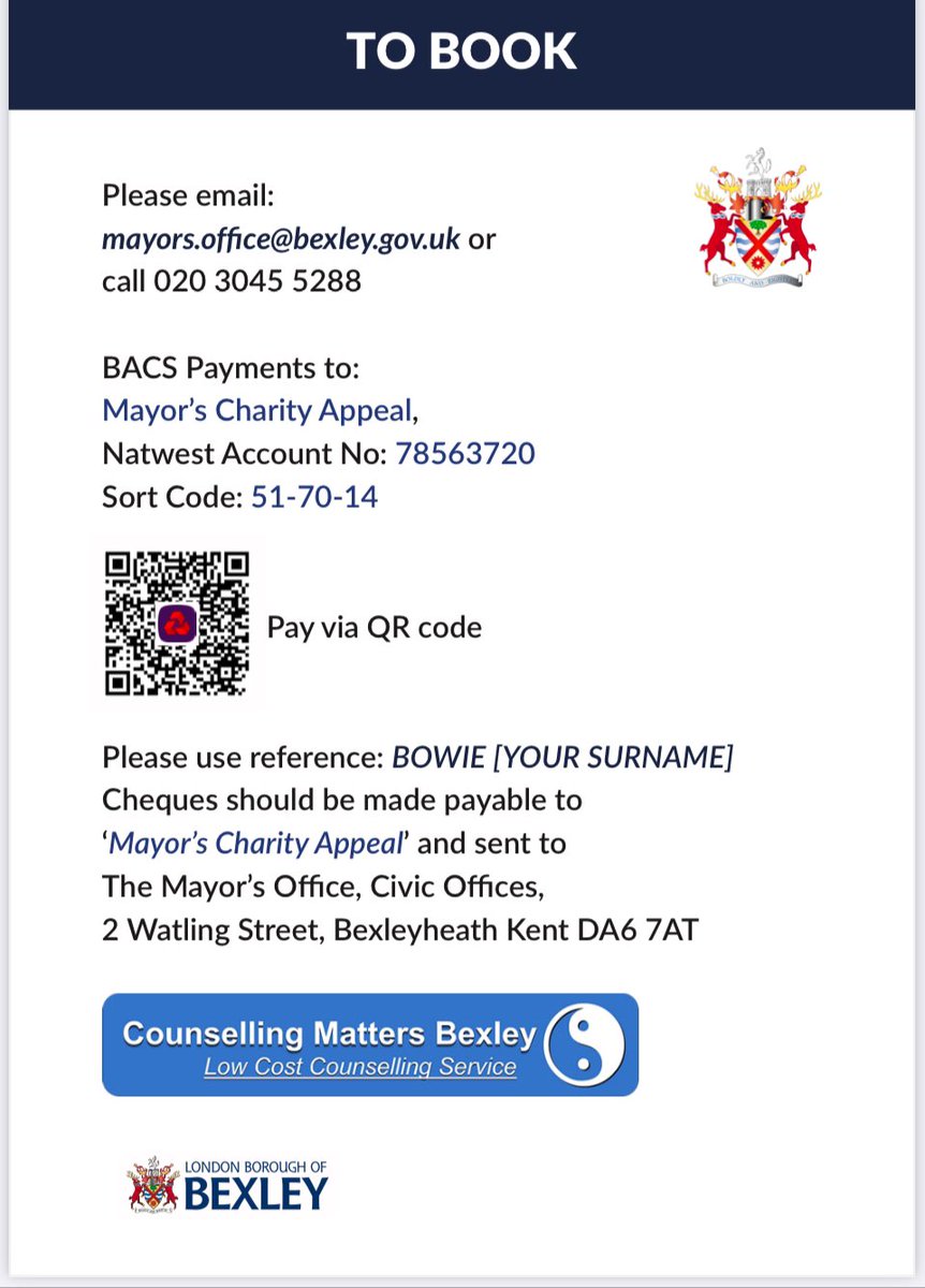 Top Bowie tribute band Aladdinsane are playing in Bexleyheath on Fri 14 March 2025. Don’t miss a fabulous night out. See link for tickets. 

bexley.gov.uk/events/mayor-b…