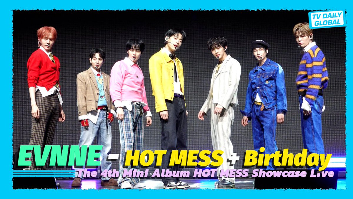 tvdaily_global's tweet photo. EVNNE – 'HOT MESS' & 'Birthday' Live Stage | 4th Mini Album Showcase
https://t.co/c0jA9BzMge
#EVNNE #HOTMESS #EVNNE_HOTMESS #EVNNE_Birthday #EVNNE_Stage #EVNNE_Showcase #Kpop #KpopPerformance #KpopLive #EVNNE4thMiniAlbum #YES24HALL #케이타 #Keita #박한빈 #ParkHanbin #이정현 #LeeJeonghyeon #유승언 #YooSeungeon #지윤서 #JiYunseo #문정현 #MunJunghyun #박지후 #ParkJihoo