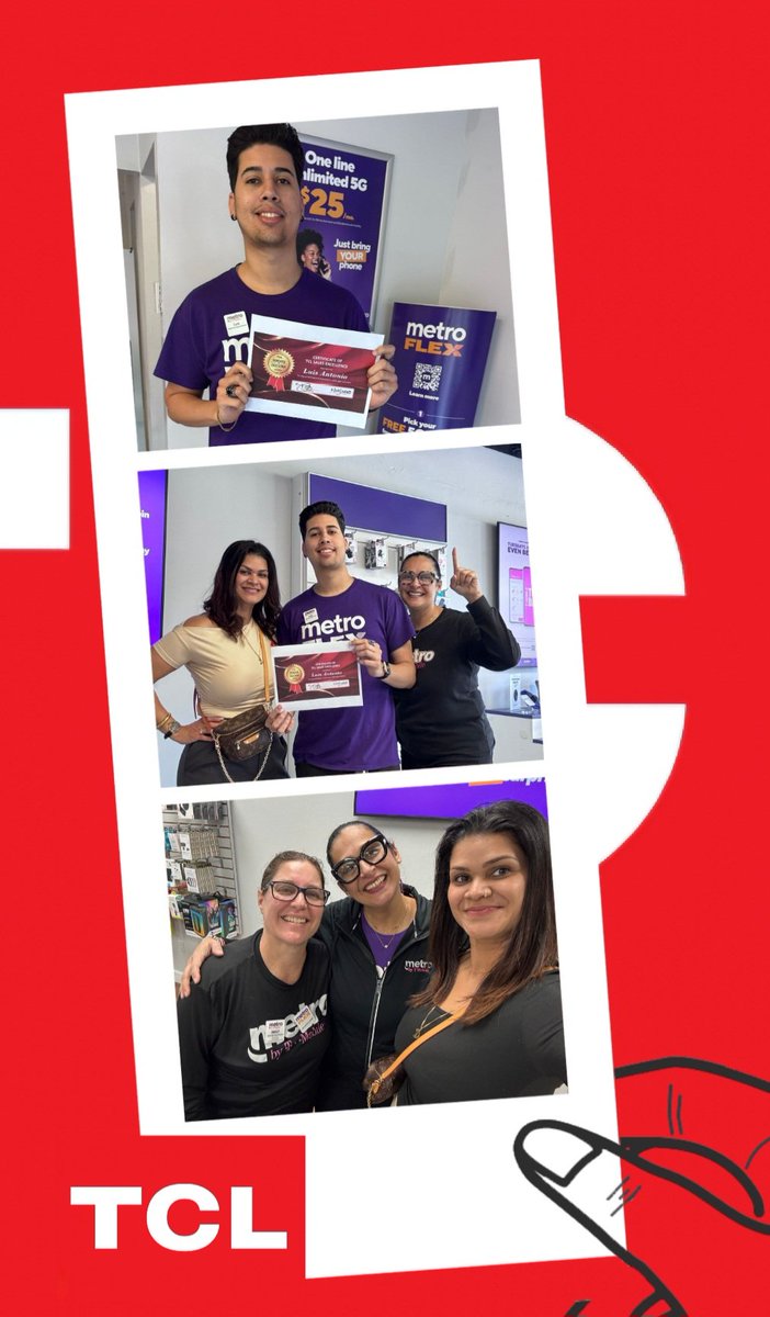 It’s amazing to see how our Team Shark keeps growing and celebrating achievements. 
This time in collaboration with TCL and surely more rewards and opportunities are on the way!
 Congratulations to Luis and Emily 
 THANK YOU to  Dorian  for being part of this process...
<a href="/TCL_USA/">TCL USA</a>