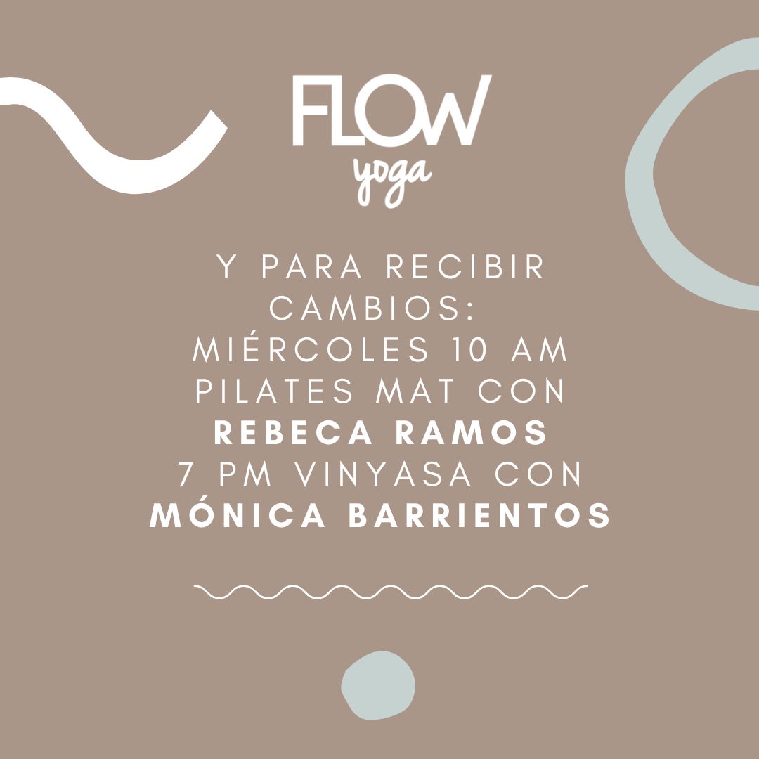 La clase de las 10 a.m. será Pilates Mat con Rebeca Ramos
y la de las 7 p.m. Vinyasa con Mónica Barrientos
#yogaclass #pilatesmat #yogateachers #yogatequisquiapan #yogalifestyle #tequis #wellness