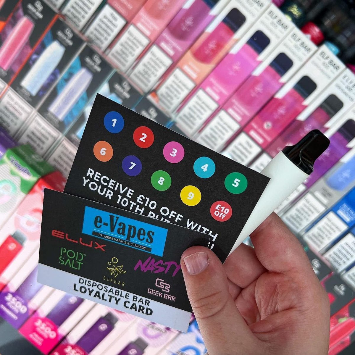 E-Vapes Rutherglen loyalty card makes saving money easy. Pick up your savings card soon #rutherglenexchange