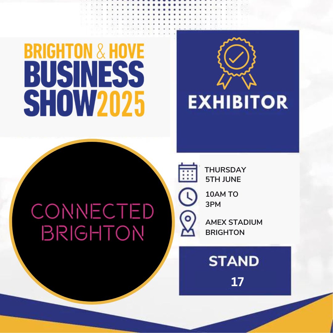 Michael Monk (@monkfranchising) on Twitter photo Social concierge and networking group <a href="/ConnectedBtn/">Connected Brighton</a> has just booked a stand at Brighton & Hove Business Show. For event information and stand bookings, visit:
tinyurl.com/5bv7h4tz
#Brighton #tradeshow #Networking Social concierge and networking group <a href="/ConnectedBtn/">Connected Brighton</a> has just booked a stand at Brighton & Hove Business Show. For event information and stand bookings, visit:
tinyurl.com/5bv7h4tz
#Brighton #tradeshow #Networking