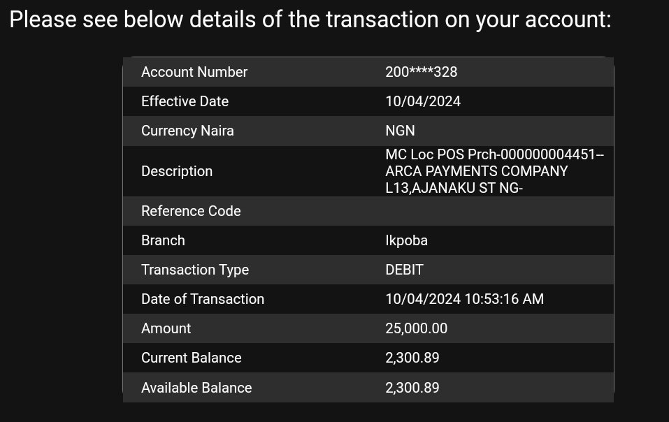 kolagboyeS's tweet photo. @ZenithBank kinda funny that I'm still waiting for resolution of a #25k POS dispense error since 10/Apr/2024 till now (Feb 11) used on a FCMB POS.@MyFCMB @fcmb_help ... Hopefully you guyz will reverse it before 10/04/2025. https://t.co/vcXroNfNDD