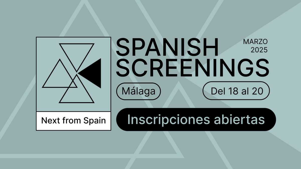 SpScreenings's tweet photo. 🌟 #NextFromSpain es la sección en #SpanishScreeningsContent2025 dedicada a la proyección de trailers, teasers o footage de películas en postproducción que se estrenarán en 2025-2026.
📥 Impulsa tu película e inscríbela: https://t.co/PXLHjN6lUz
🗓️ Convocatoria hasta el 14/02 https://t.co/W7YyGF8n4k