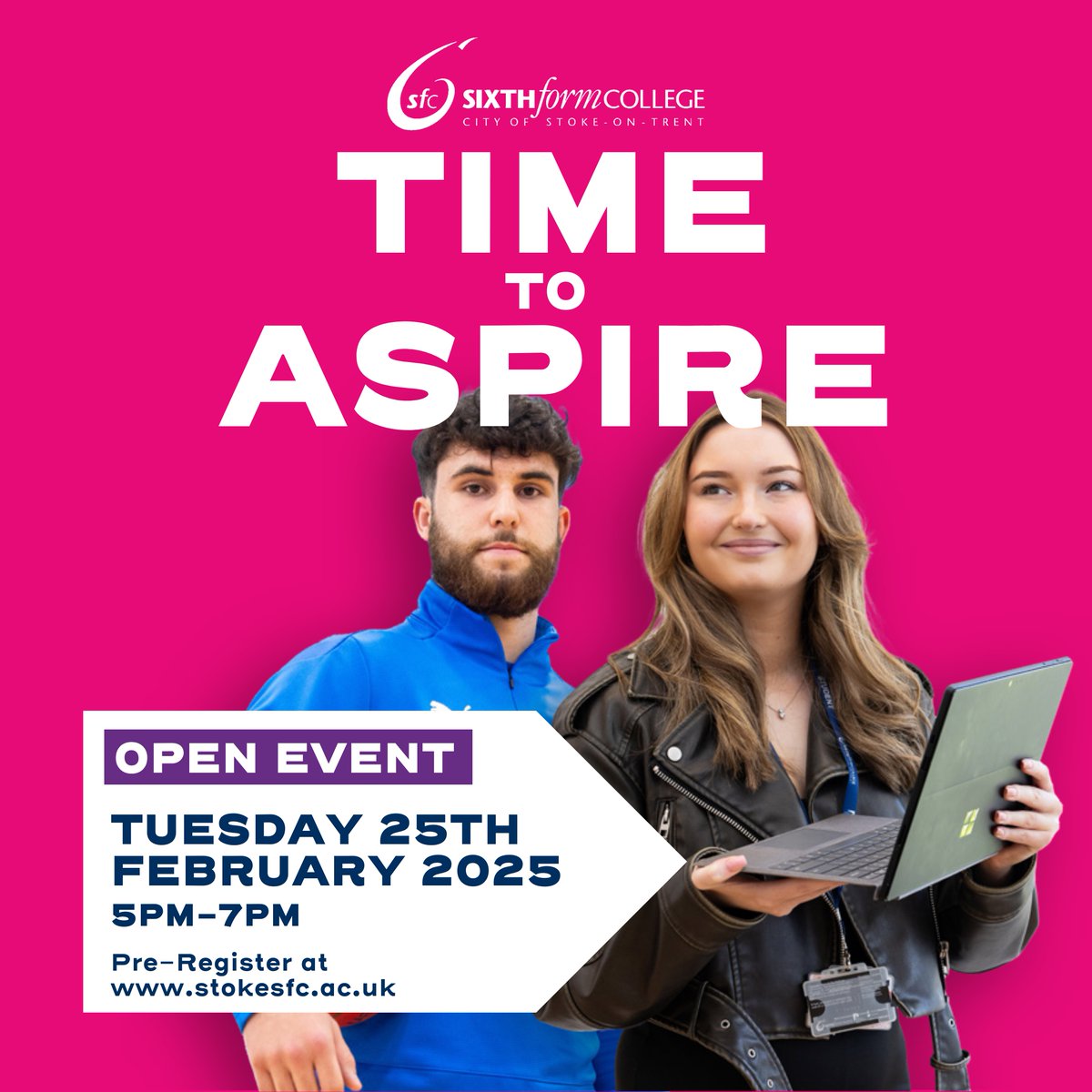 📣 Calling all Year 11 students and parents/guardians!  

Discover incredible courses and state-of-the-art facilities waiting for you at our college. 

📅 𝟑 𝐃𝐀𝐘𝐒 𝐓𝐎 𝐆𝐎 
⏰ 5pm to 7pm! 
🔗 𝗣𝗥𝗘-𝗥𝗘𝗚𝗜𝗦𝗧𝗘𝗥 ⤵
tinyurl.com/Stokesfc