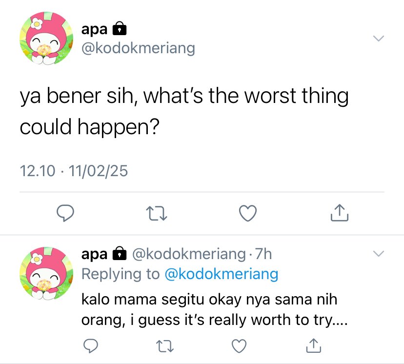 dashofkei's tweet photo. ㅡ skynani (not very) short au

gimana kalo sky sama nani yang udah kayak musuh abadi itu tiba tiba dijodohin?

©dashofkei https://t.co/VGnmyRGQq6