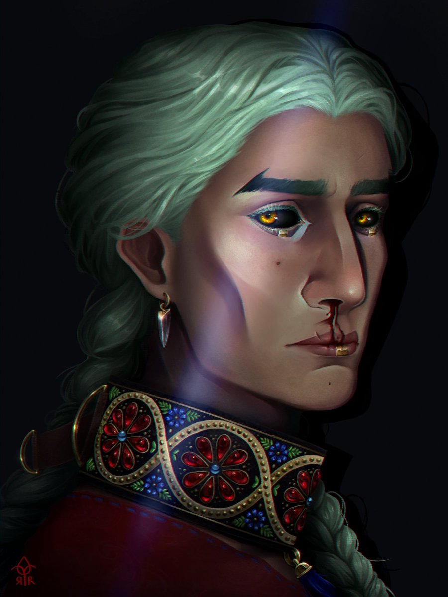 Nami, madness' pet.
#portrait #digitalart