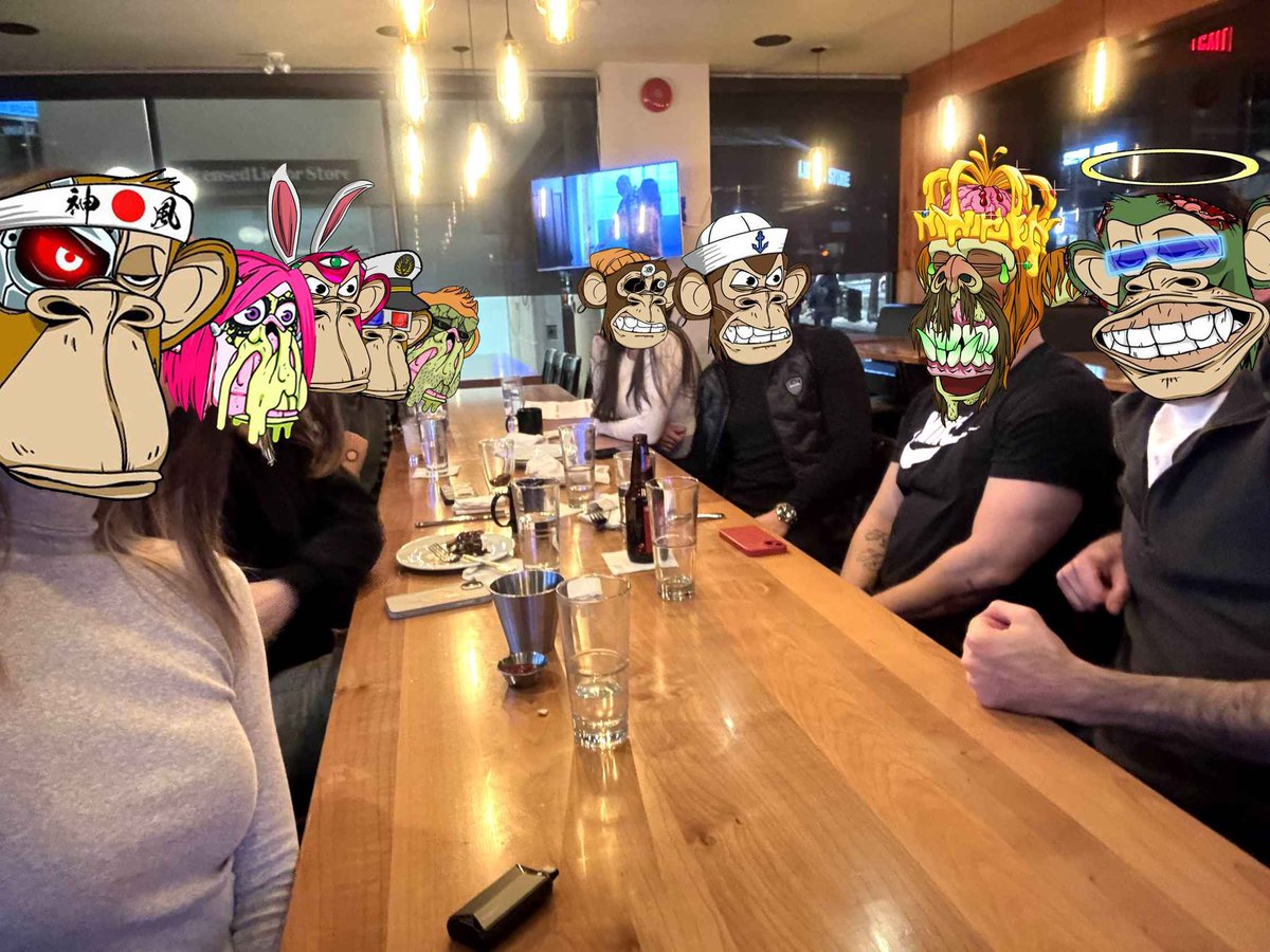 Gm from our Vancouver Apes!

Thanks to <a href="/Poolshark777/">Poolshark</a> for hosting! Many more events to come this year for our Canadian apes 🍁