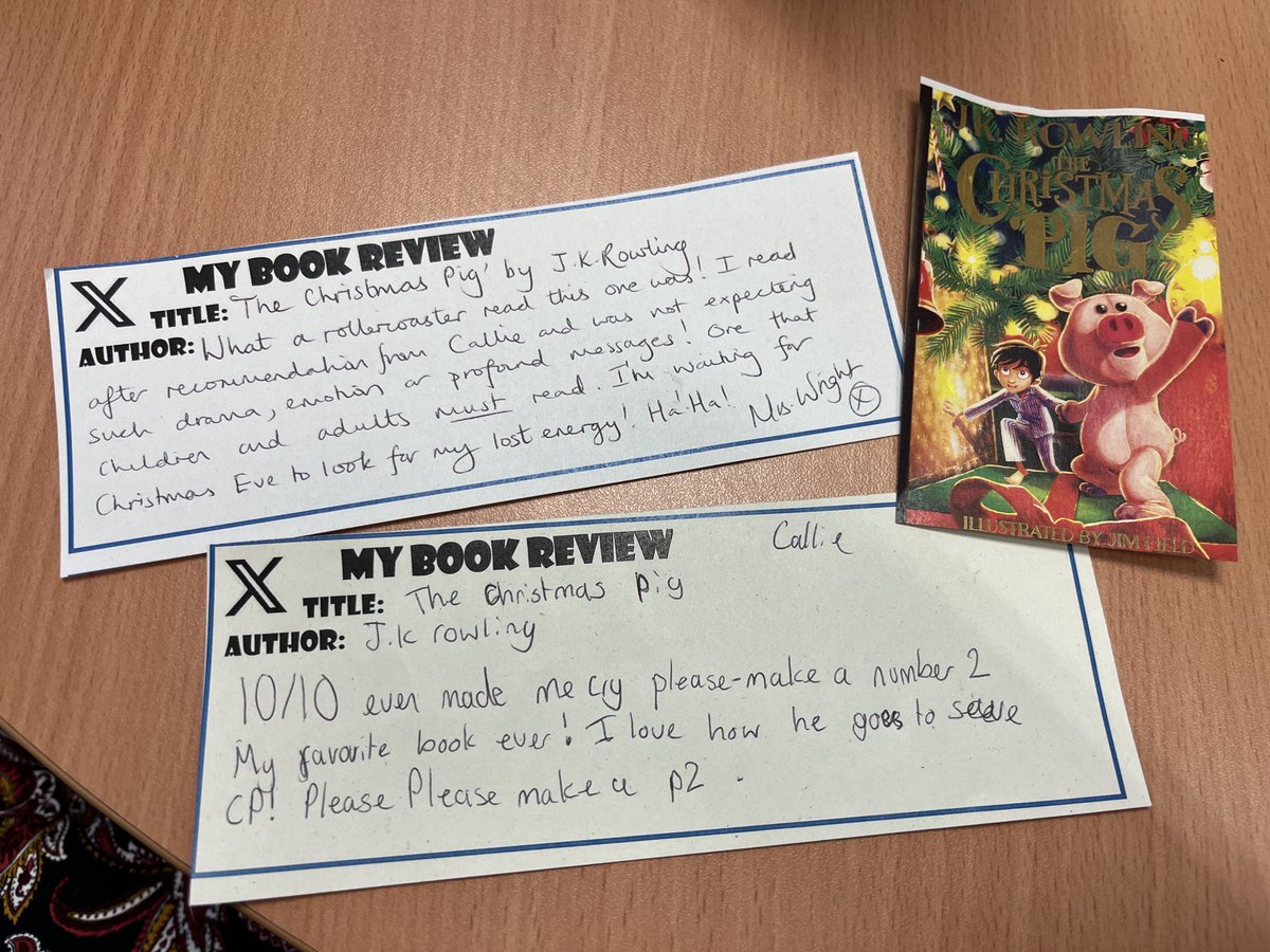 What a belter of a book <a href="/jk_rowling/">J.K. Rowling</a> 😍 Adored by teacher and child alike in Lancaster Class <a href="/Carltonacademy1/">Carlton Academy</a> Hope our reviews inspire others 🤞❤️ #SequelPlease #readingforpleasure