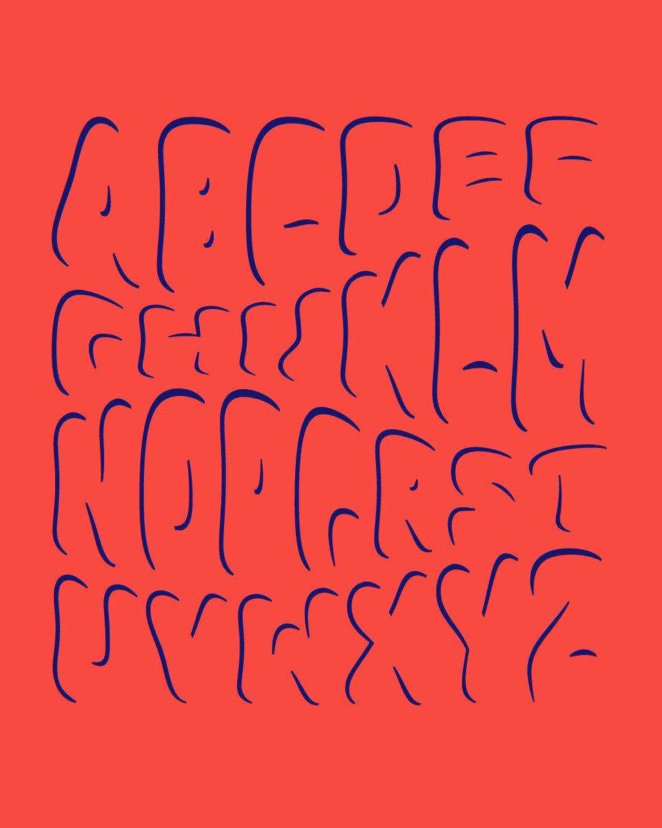 Get to know Spritz!  
With no filled forms, its letters emerge from the negative space, casting airy, fluid silhouettes. Fully rounded and capitalized, Spritz plays with depth, motion, and intrigue rather than pure legibility.
black-foundry.com/fonts/spritz/