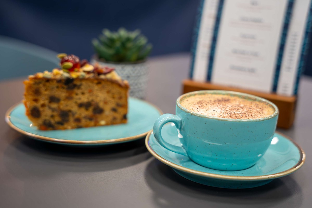 Treat Yourself at Nourish at Craigswood! 🍰☕

Nothing beats a hot drink and a delicious cake—especially for just £3.50! 

Whether you're craving a rich coffee or a soothing tea, pair it with one of our cakes for the perfect pick-me-up.

Available from 12:00 – 14:30 every day!