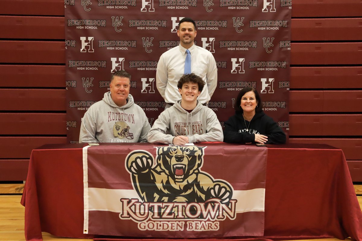WC Henderson Football (@henderson_fb) on Twitter photo Congratulations to <a href="/BradyCollins06/">Brady Collins</a> for his decision to continue his academic and athletic career at Kutztown University. Congratulations to <a href="/BradyCollins06/">Brady Collins</a> for his decision to continue his academic and athletic career at Kutztown University.