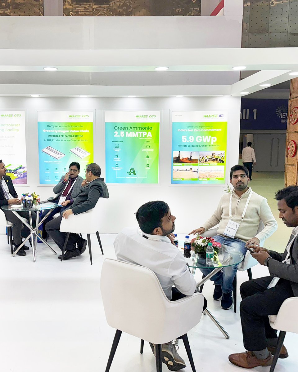 An illuminating start to #IndiaEnergyWeek 2025!
From showcasing our cutting-edge solar solutions to engaging discussions on shaping a sustainable future, Day 1, was a testament to the collective drive for a cleaner tomorrow. 

We are truly grateful for the incredible response!