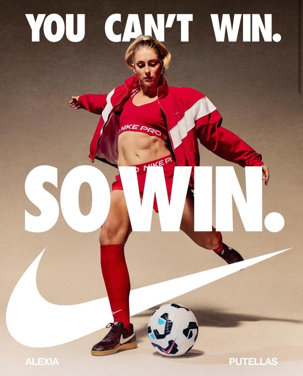 I think the ‘women are underdogs’ narrative is very tired now. Underwhelmed by this Superbowl campaign from Nike. Such a missed opportunity.