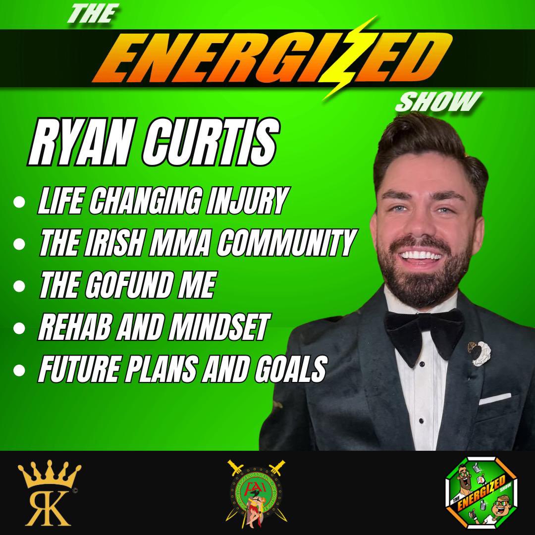Energized Show (@energized_show) on Twitter photo The Energized Show with <a href="/ChaosCurtis/">Ryan Curtis</a> is now available in the comments below๐
All on Ryanโs Injury, His Recovery & Future Goals ๐
Check it out & as always Stay Energized โก๏ธ
#MMA #RyanCurtis #ChaosCartel #IrishMMA #EnergizedShow The Energized Show with <a href="/ChaosCurtis/">Ryan Curtis</a> is now available in the comments below๐
All on Ryanโs Injury, His Recovery & Future Goals ๐
Check it out & as always Stay Energized โก๏ธ
#MMA #RyanCurtis #ChaosCartel #IrishMMA #EnergizedShow